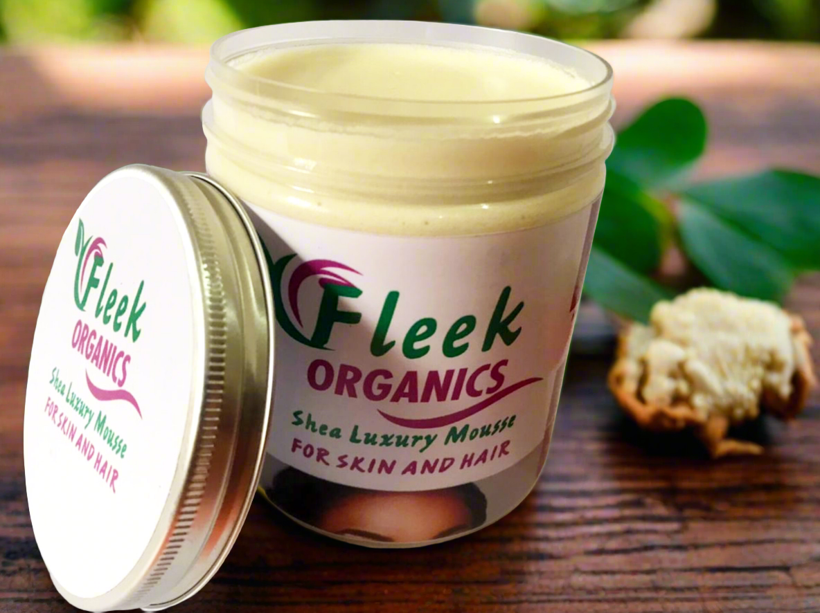Fleek Organics Shea Luxury Mousse For Skin And Hair - 500g/1kg/5kg/10kg/20kg/250g