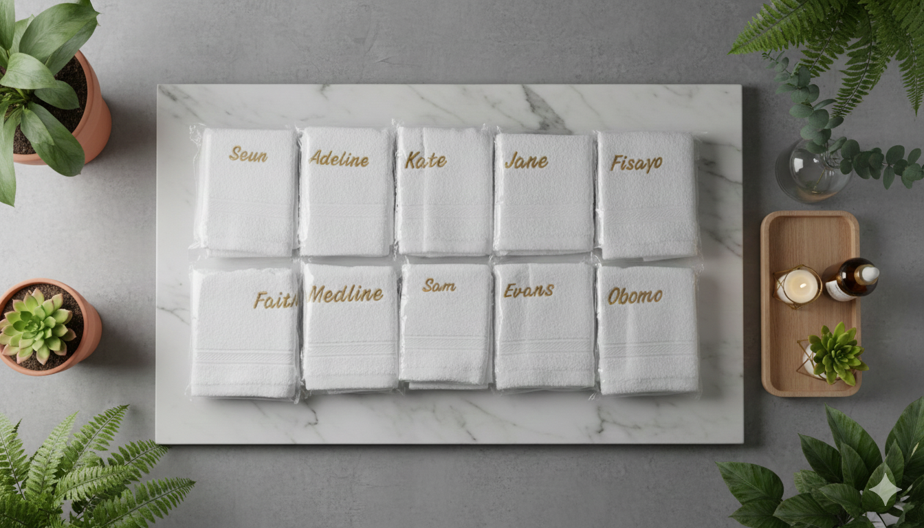 Customised Face Towels - 6pcs and above